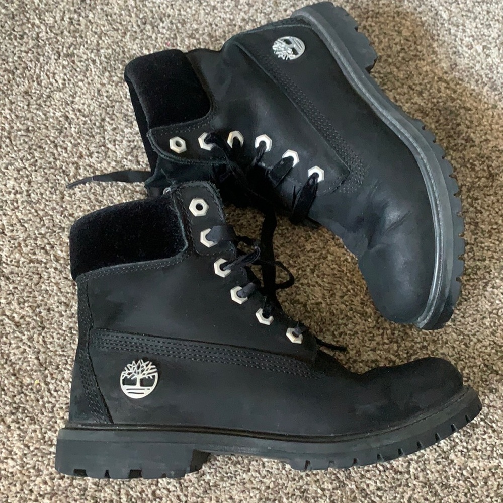 Black 6.5 Womans Timberland Boots A1KHH